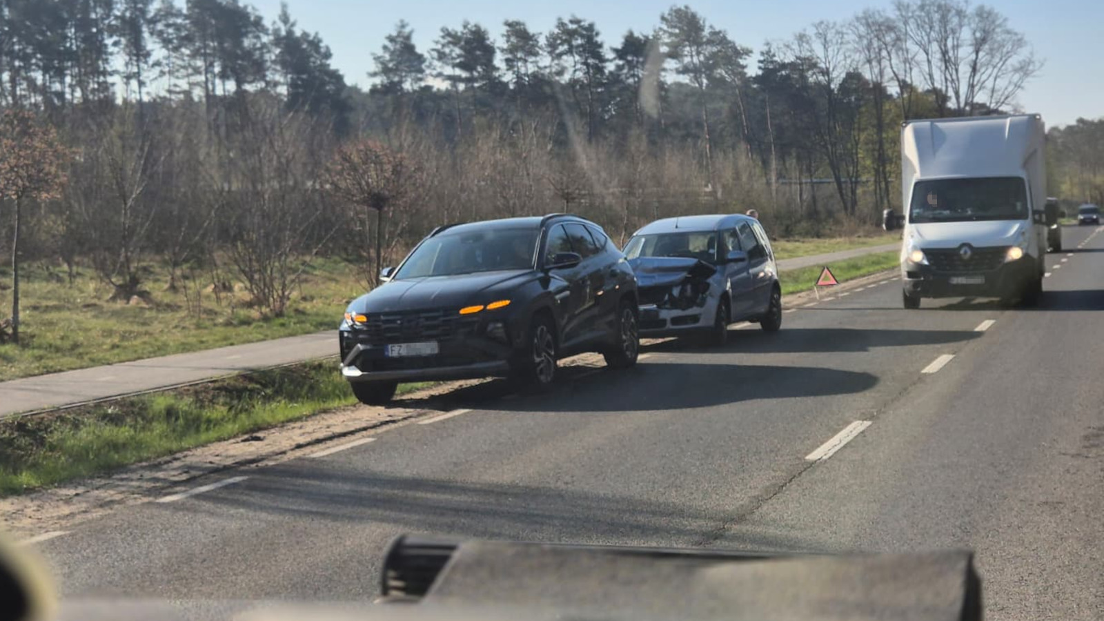Kolizja Zielona Góra - Wypadek Zielona Góra