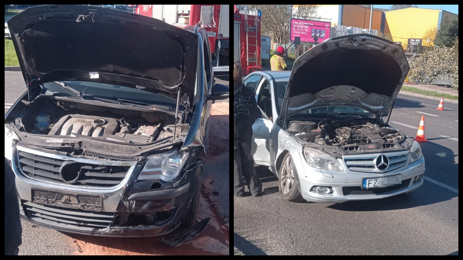 Kolizja Zielona Góra - Wypadek Zielona Góra