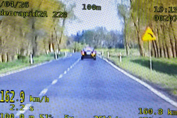 kontrola prędkości DK32 Sulechów - przekroczenie prędkości mandat