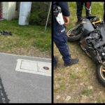 motocyklista Zielona Góra zdarzenie - groźne zdarzenie Zielona Góra