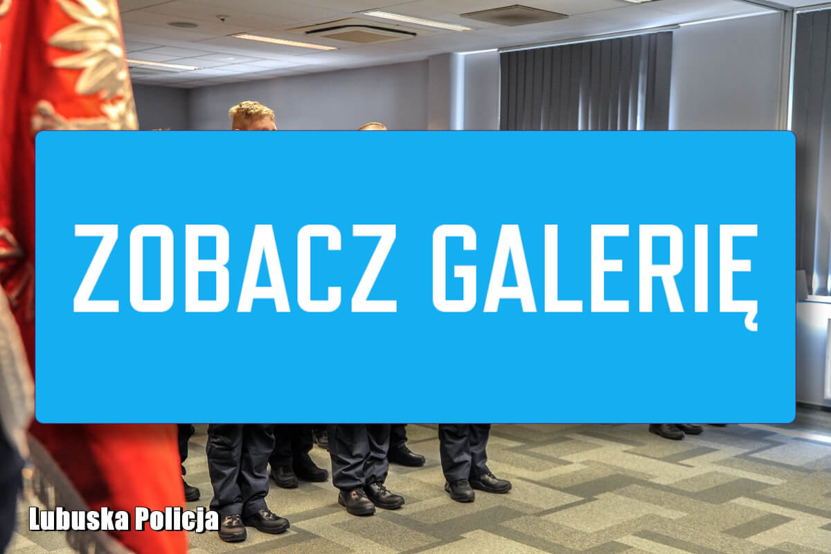 nowi policjanci Lubuskie - ślubowanie policji