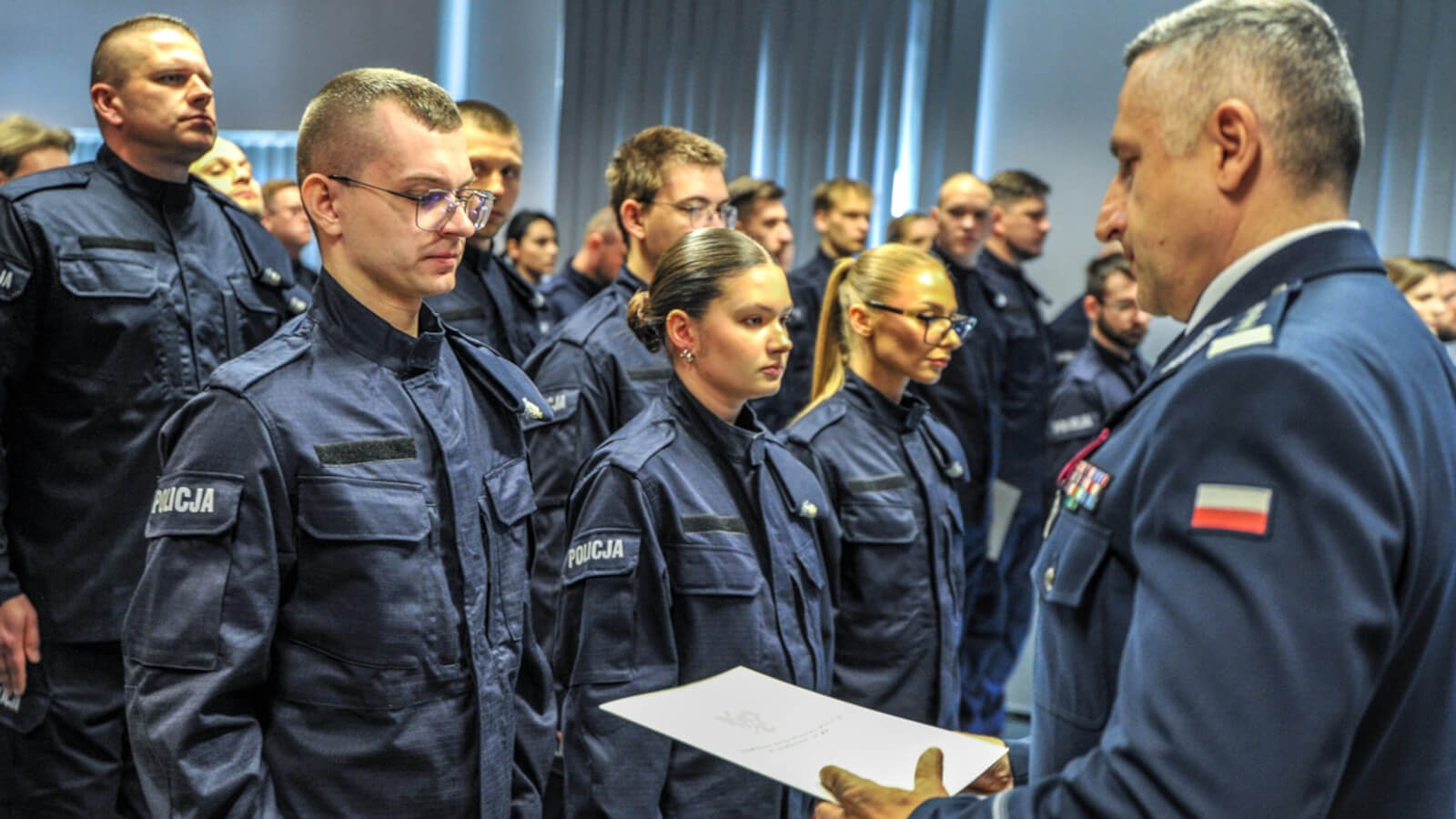 nowi policjanci Lubuskie - ślubowanie policji