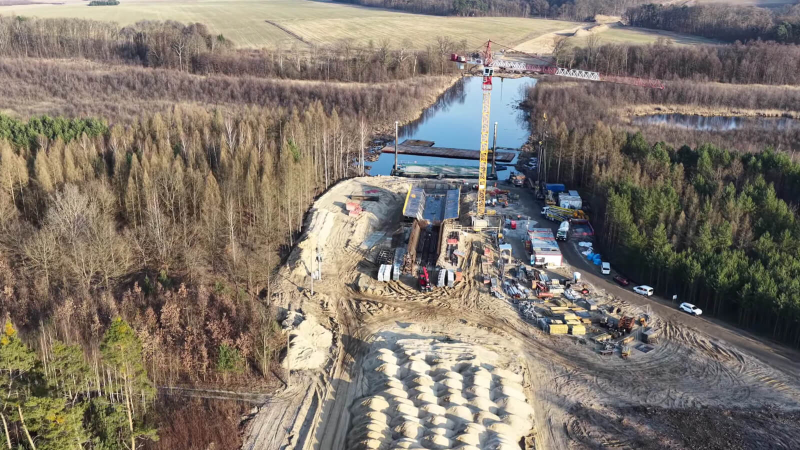 obwodnica Krosna Odrzańskiego - postęp prac obwodnicy