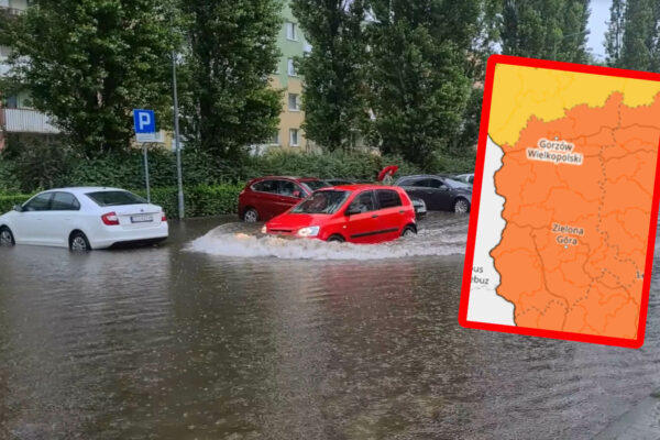 IMGW ostrzeżenie - ulewy Lubuskie