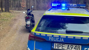 pijany kierowca jednośladu Krosno Odrzańskie - 2 promile alkoholu