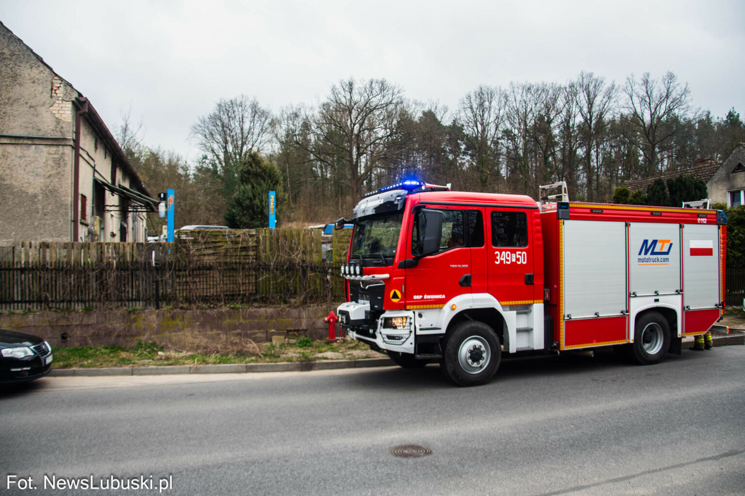Pożar Świdnica - Pożar Zielona G&oacute;ra