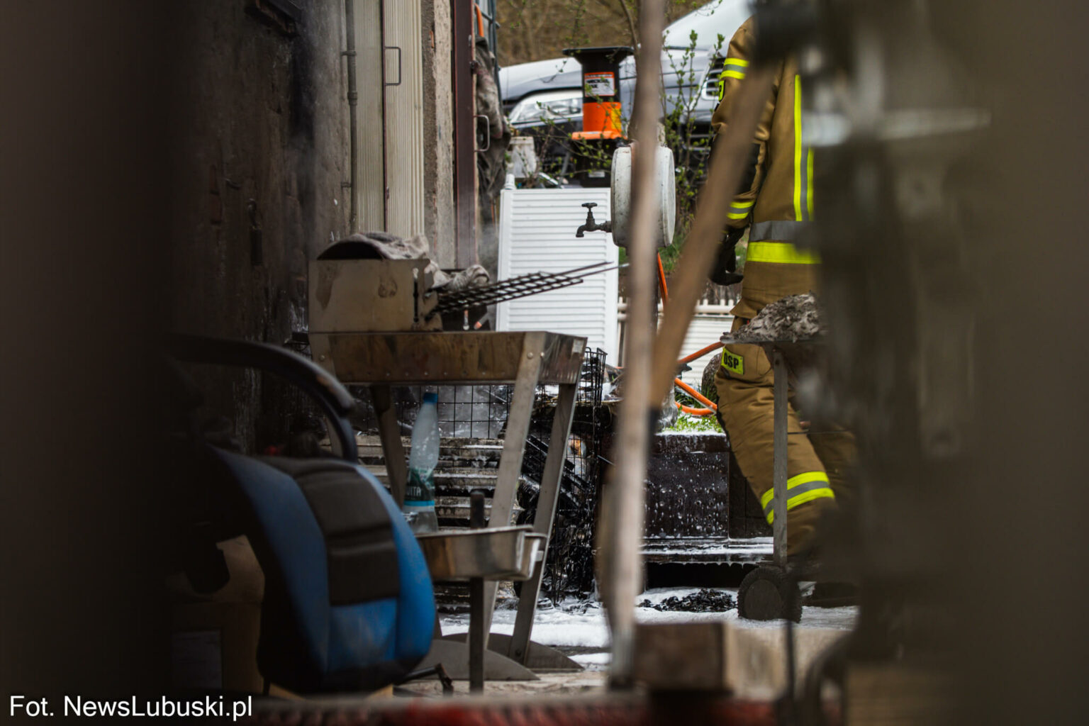 Pożar Świdnica - Pożar Zielona G&oacute;ra