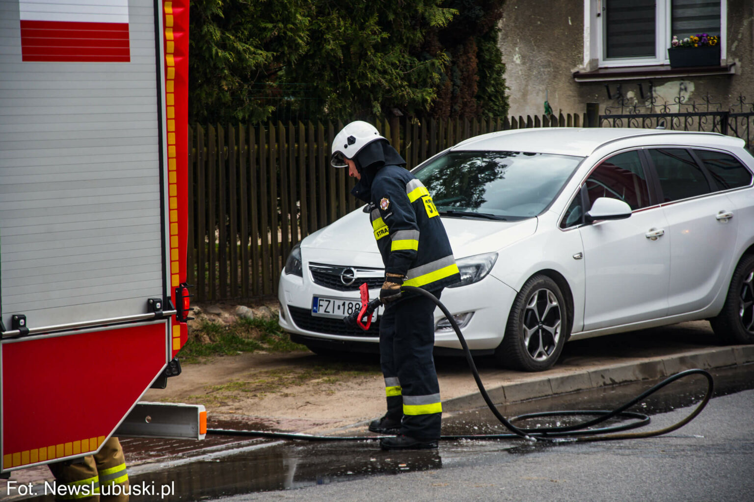Pożar Świdnica - Pożar Zielona G&oacute;ra