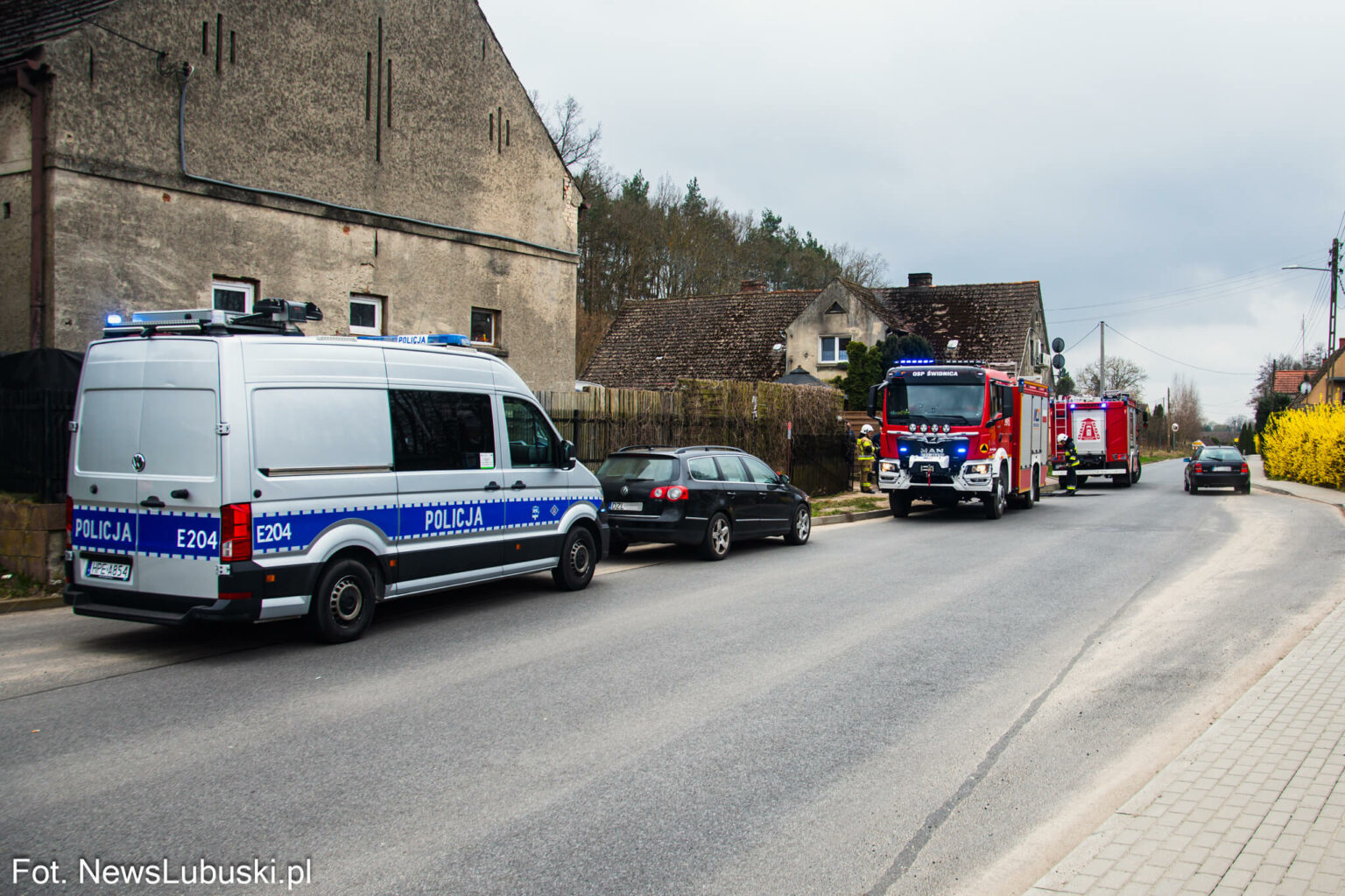 Pożar Świdnica - Pożar Zielona G&oacute;ra
