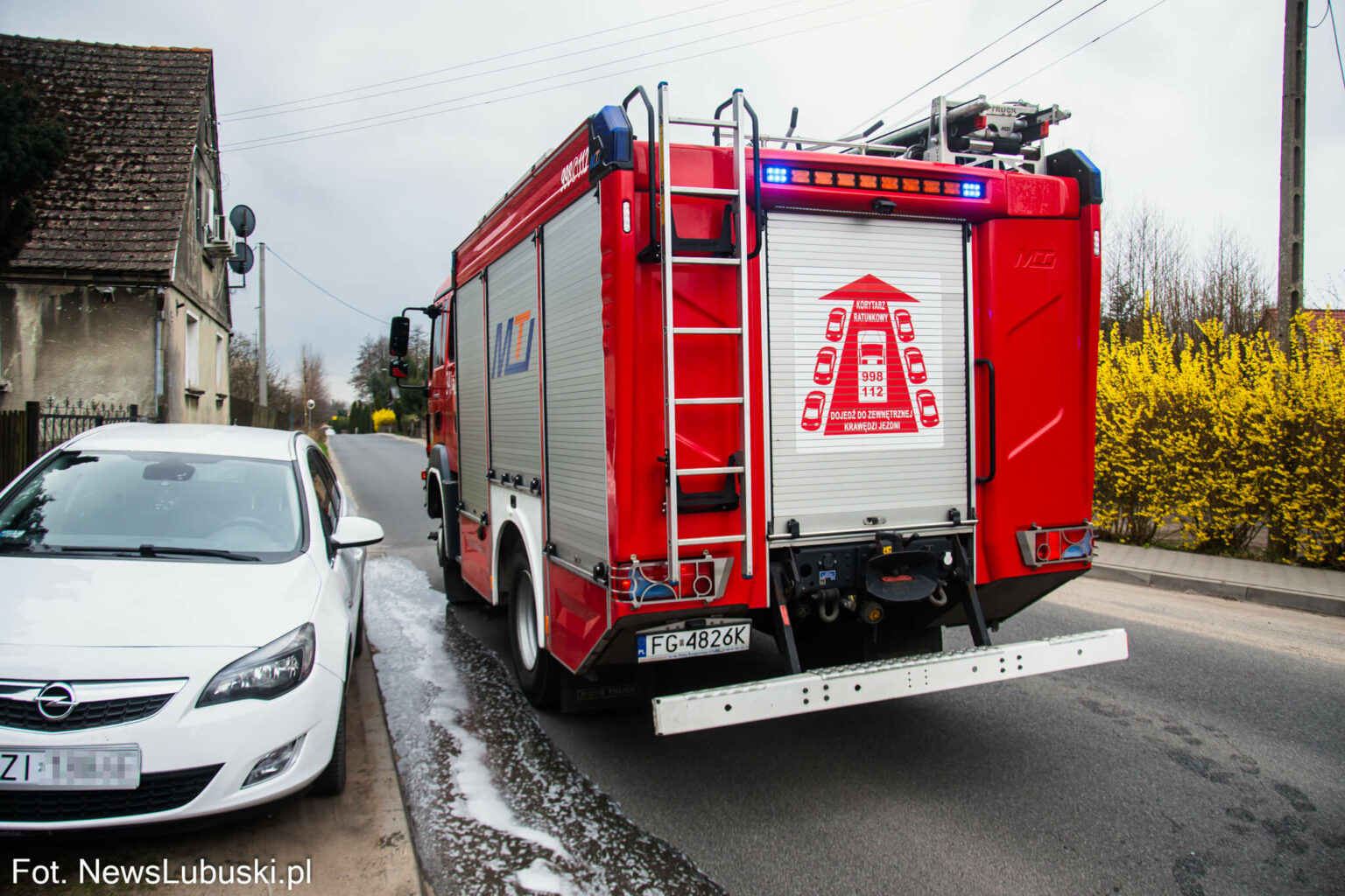 Pożar Świdnica - Pożar Zielona G&oacute;ra