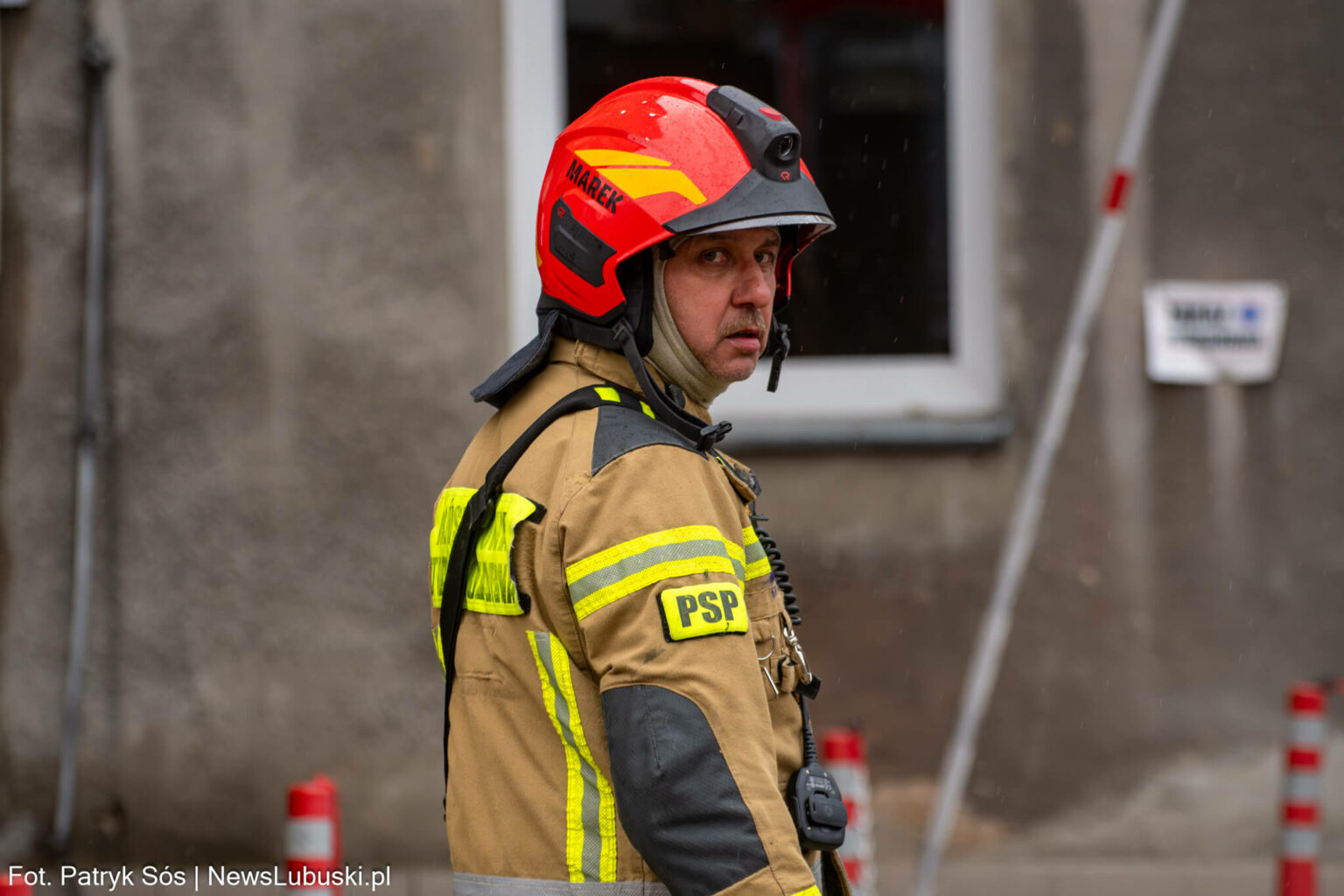 pożar szpitala Wschowa - ewakuacja pacjent&oacute;w