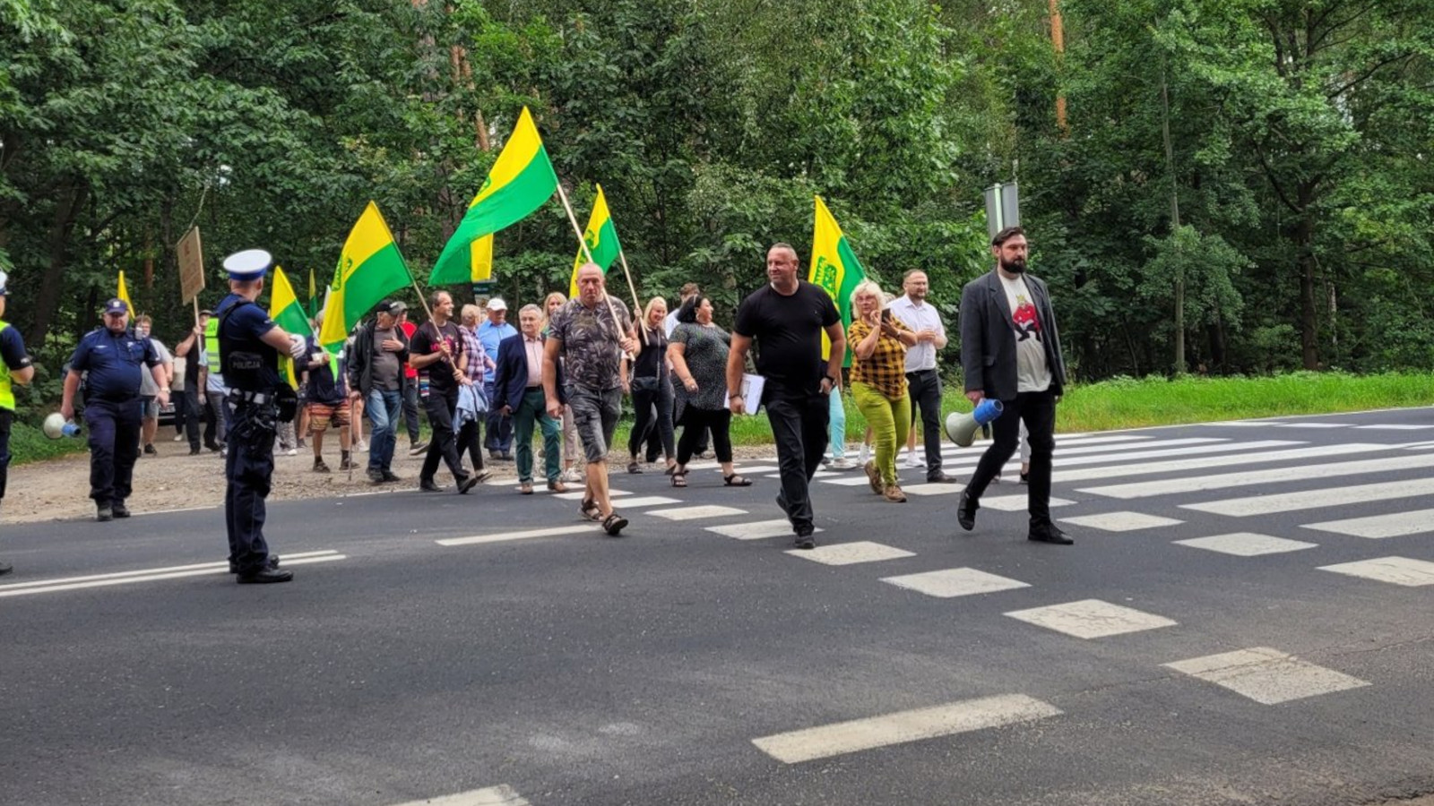 ścieżka rowerowa Zielona Góra Świdnica - protest mieszkańców ścieżka rowerowa