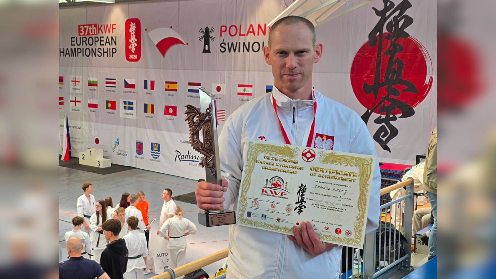 strażak Zielona Góra medal - Tomasz Madej