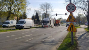 utrudnienia Zielona Góra - Wojska Polskiego Zielona Góra