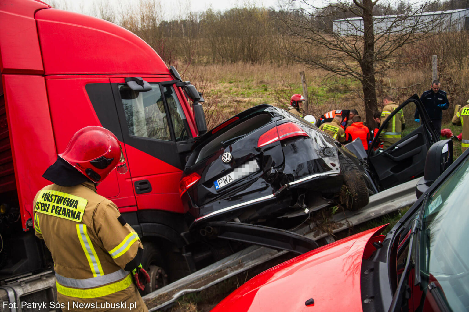 Wypadek na DK27 - Wypadek Piaski