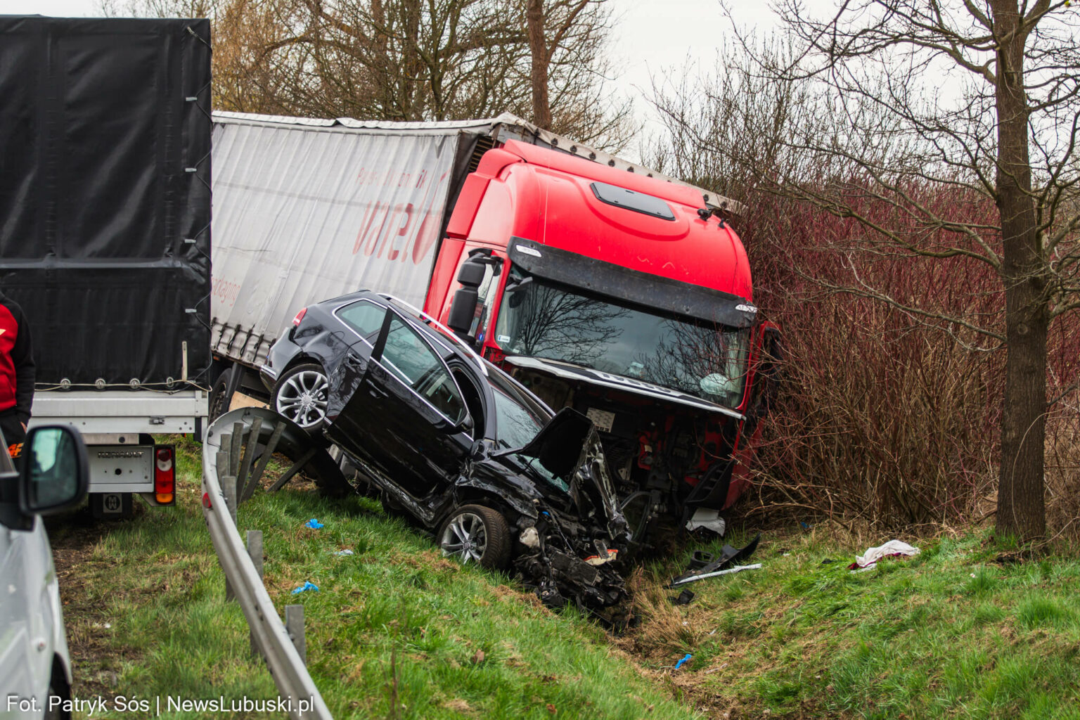 Wypadek na DK27 - Wypadek Piaski