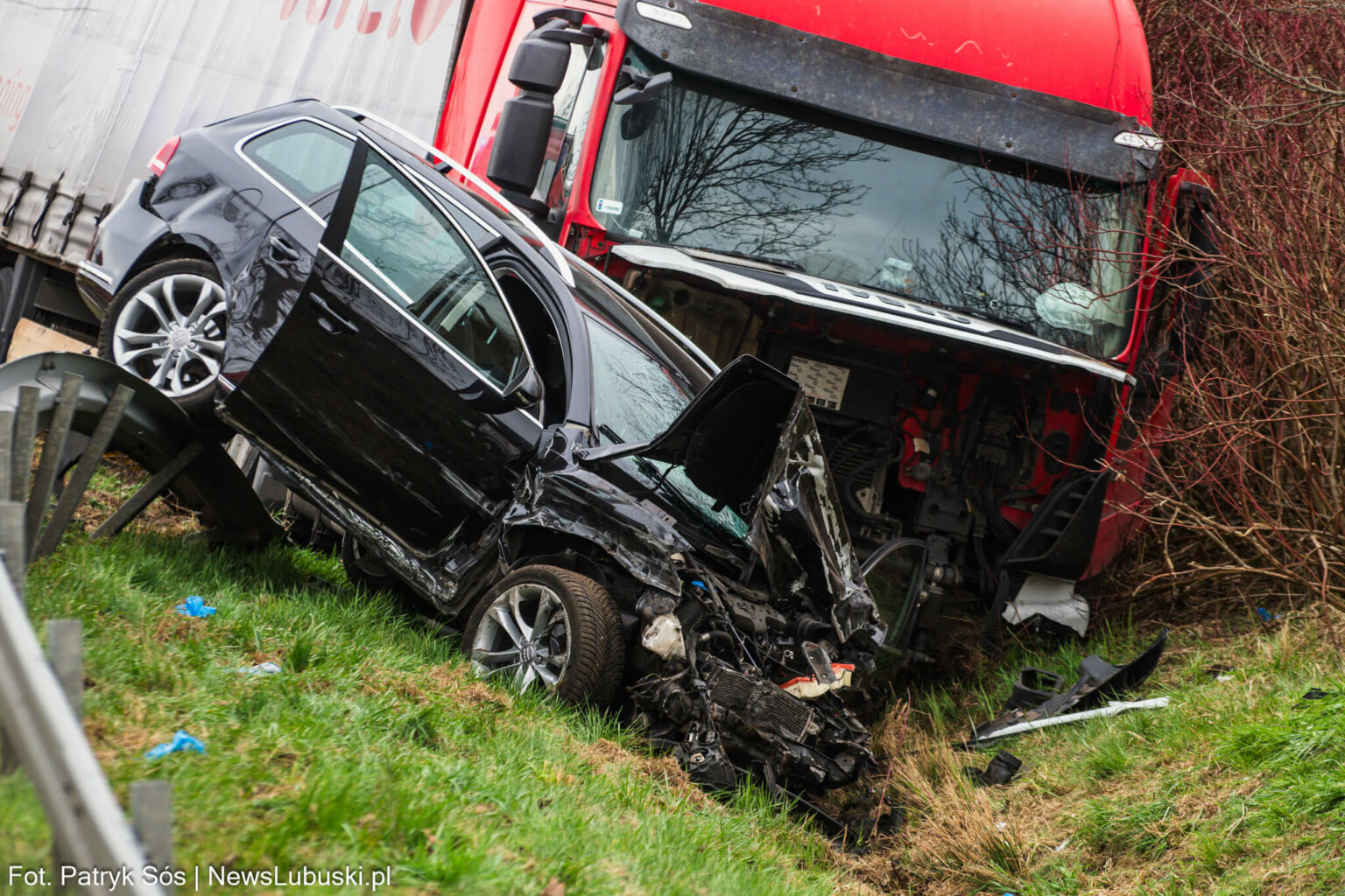 Wypadek na DK27 - Wypadek Piaski