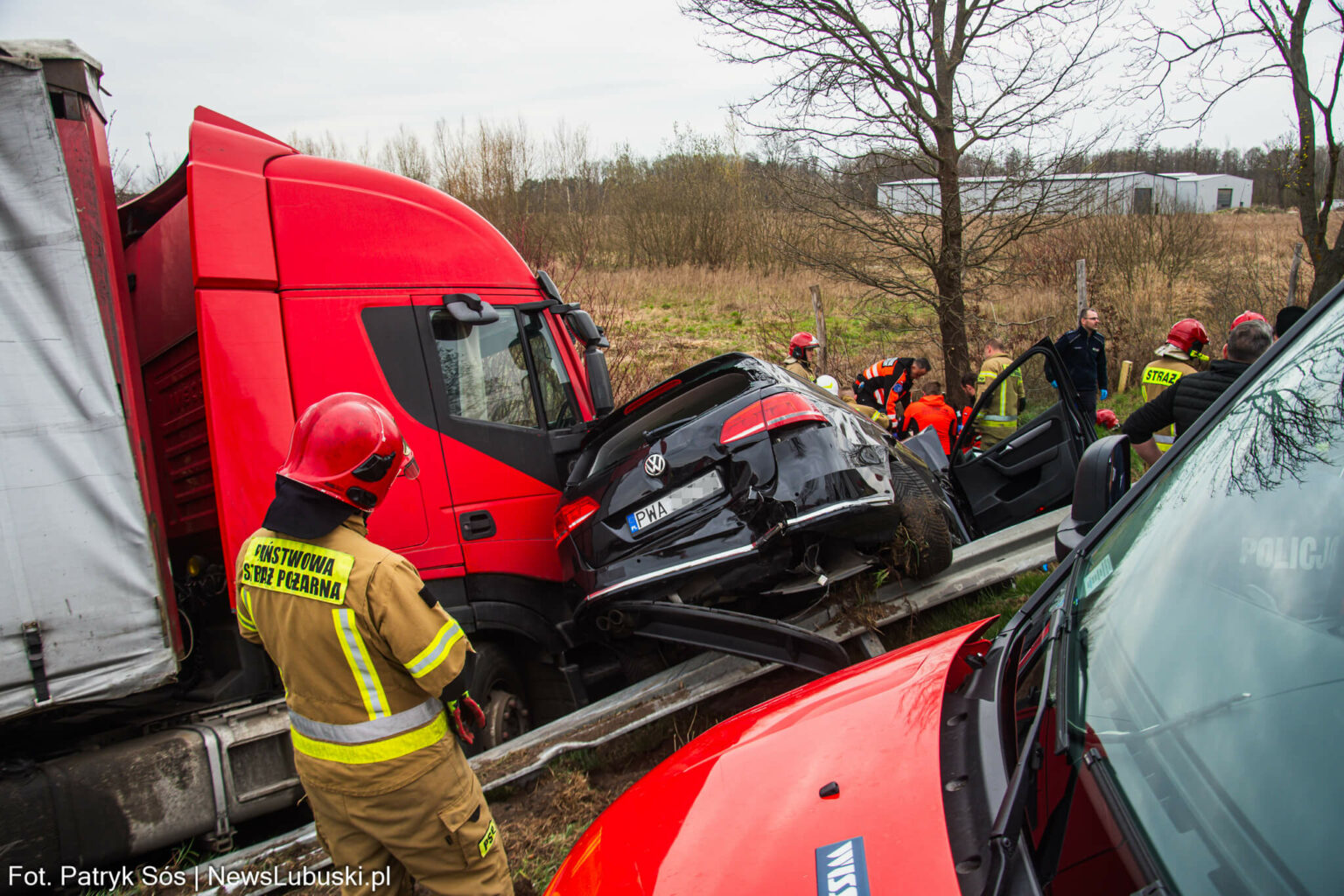Wypadek na DK27 - Wypadek Piaski