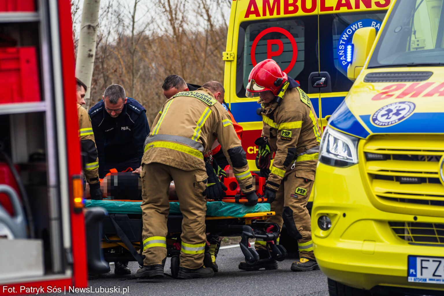 Wypadek na DK27 - Wypadek Piaski