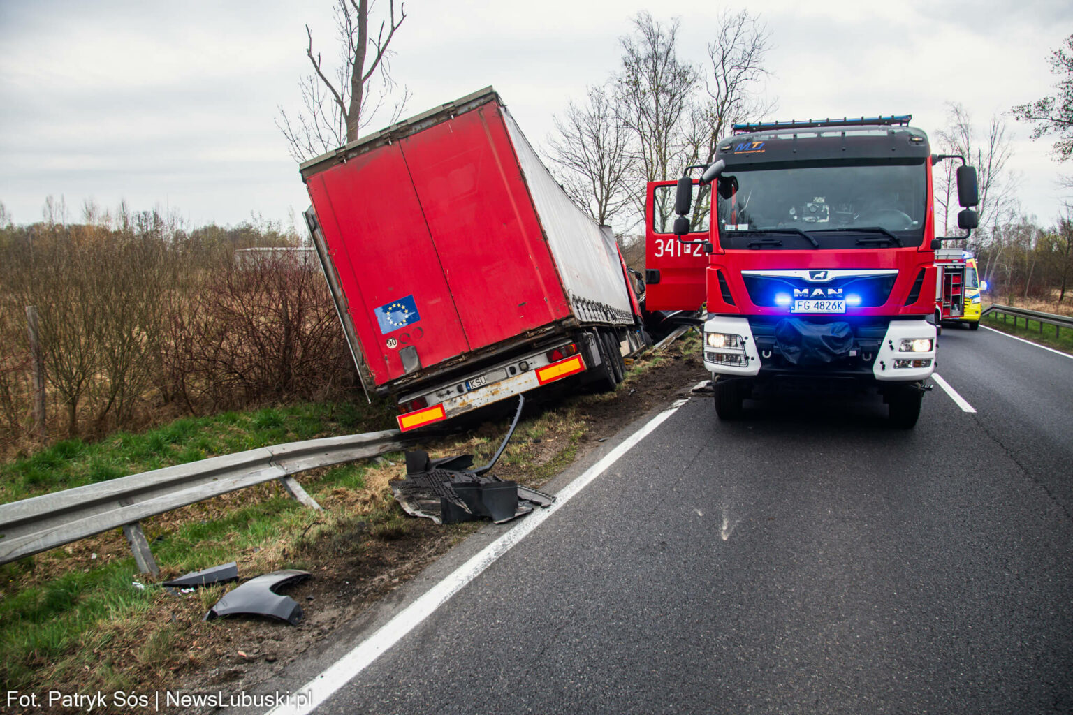 Wypadek na DK27 - Wypadek Piaski