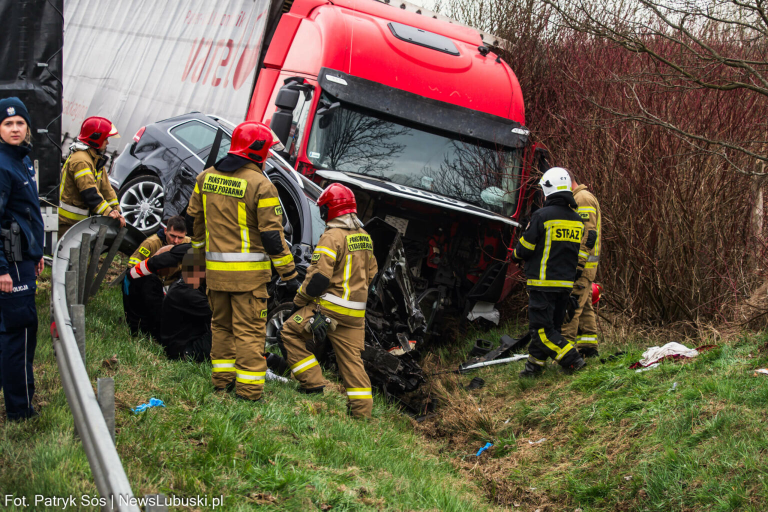 Wypadek na DK27 - Wypadek Piaski
