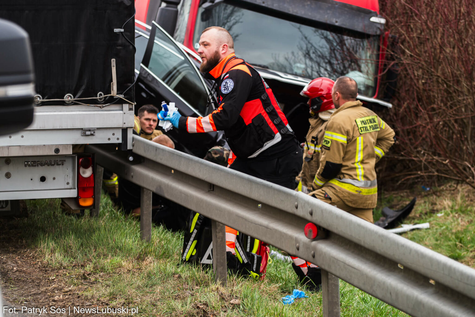 Wypadek na DK27 - Wypadek Piaski