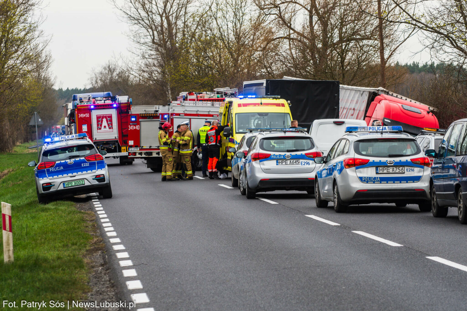 Wypadek na DK27 - Wypadek Piaski