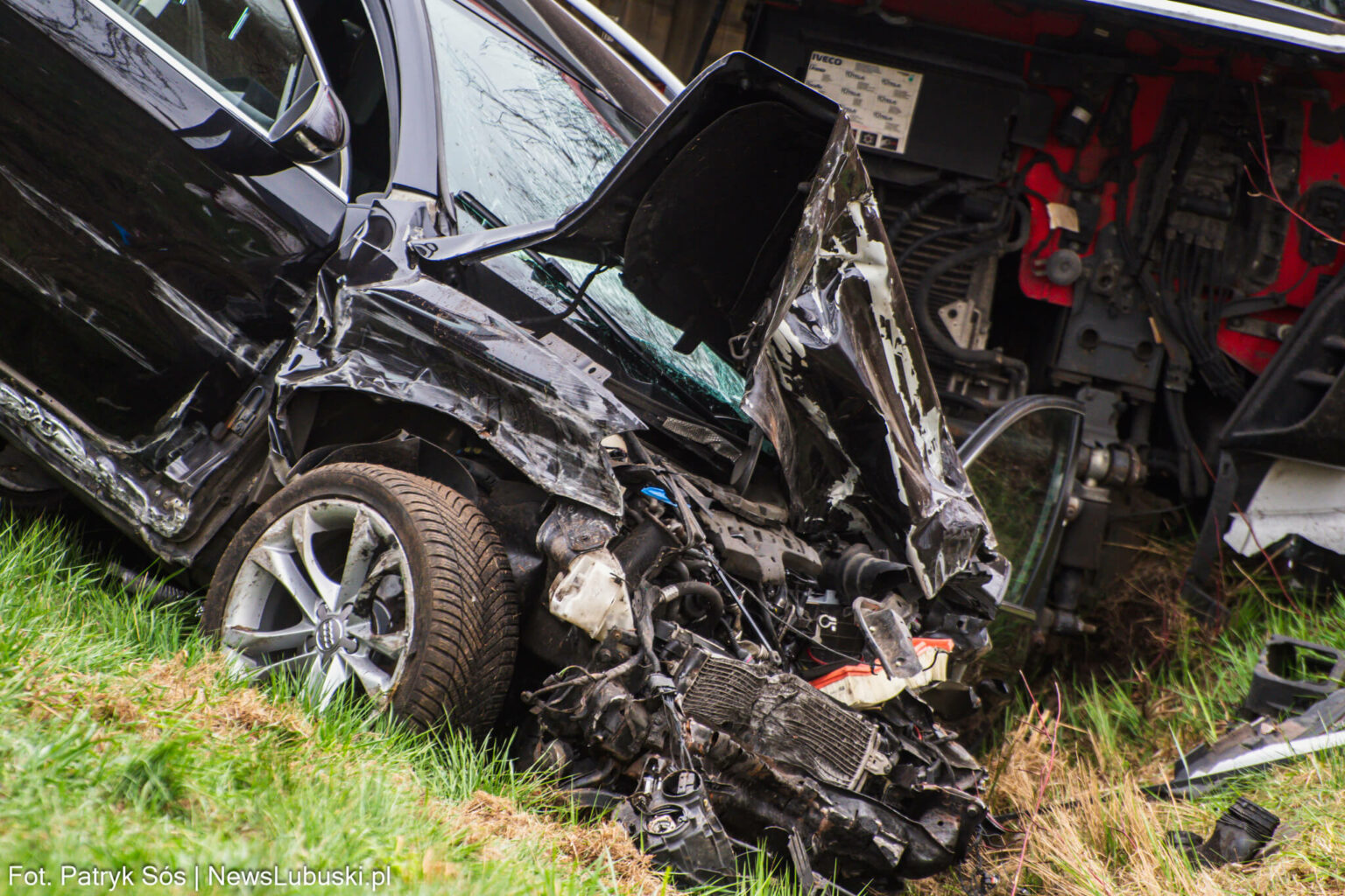 Wypadek na DK27 - Wypadek Piaski