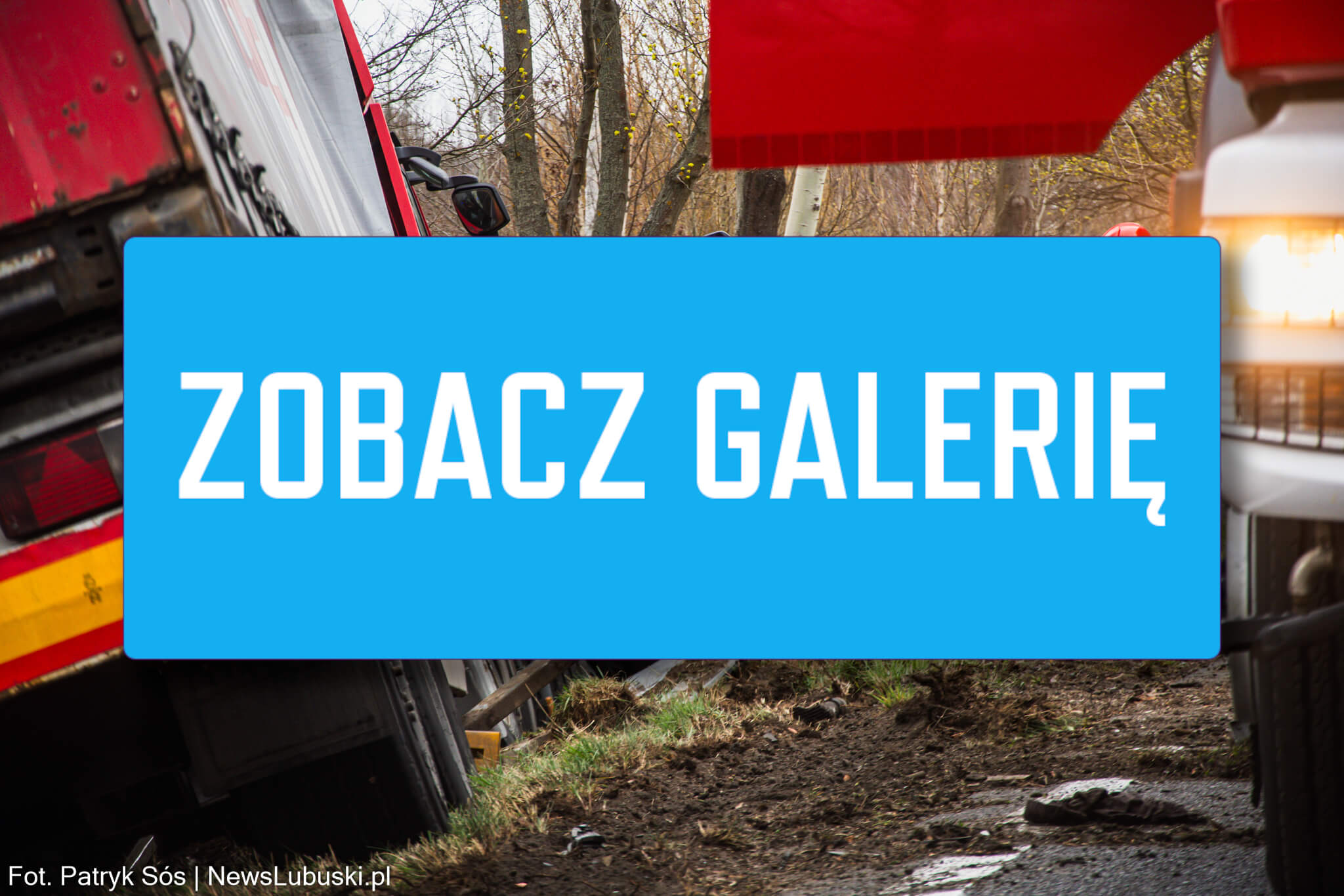 Poważny wypadek na DK27 pod Zieloną Górą. Są ranni. Droga zablokowana Wypadek na DK27 - Wypadek Piaski