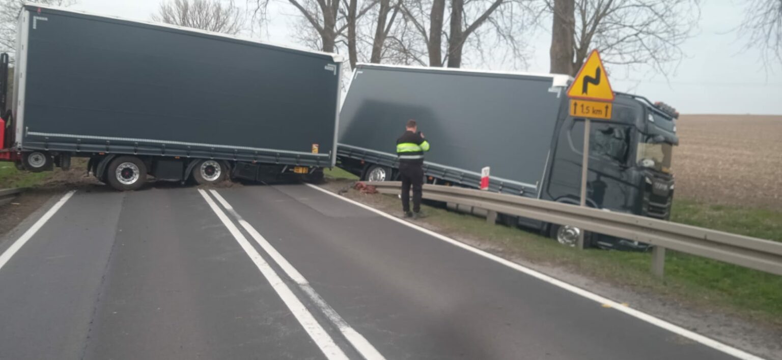 wypadek-dk27-zary-ciezarowka-1 Wypadek na DK27 - Wypadek Żary