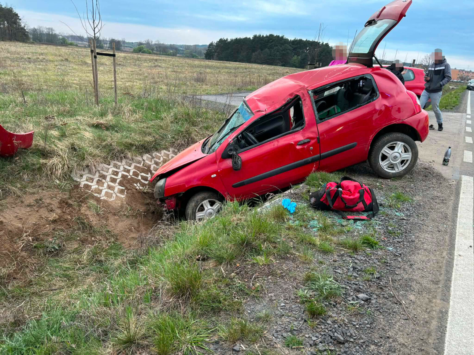 wypadek Zielona G&oacute;ra - wypadek Letnica