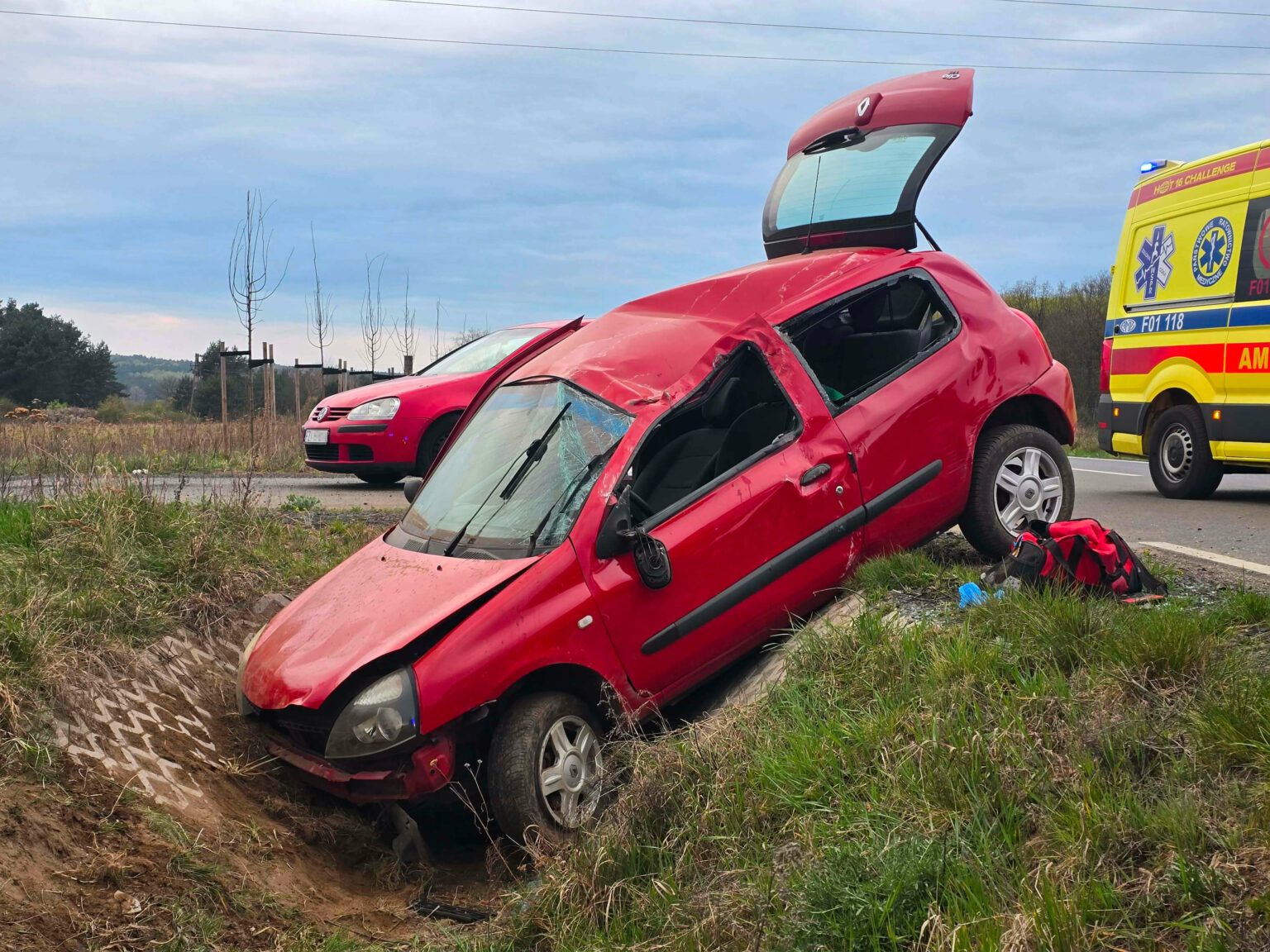 wypadek Zielona G&oacute;ra - wypadek Letnica