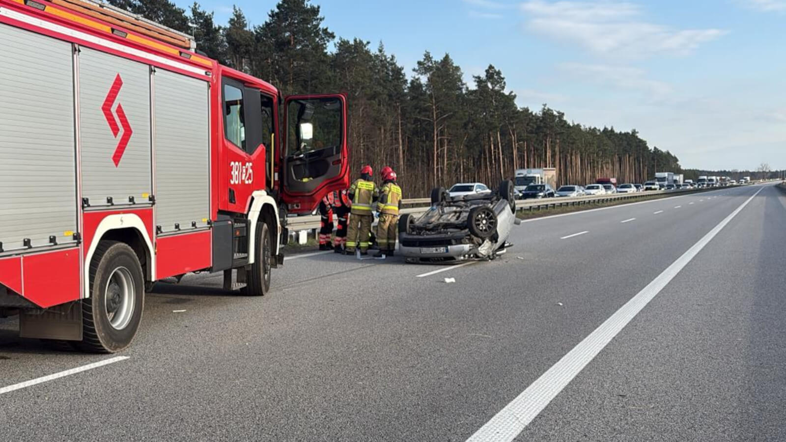 Wypadek na S3 - Wypadek Nowa Sól