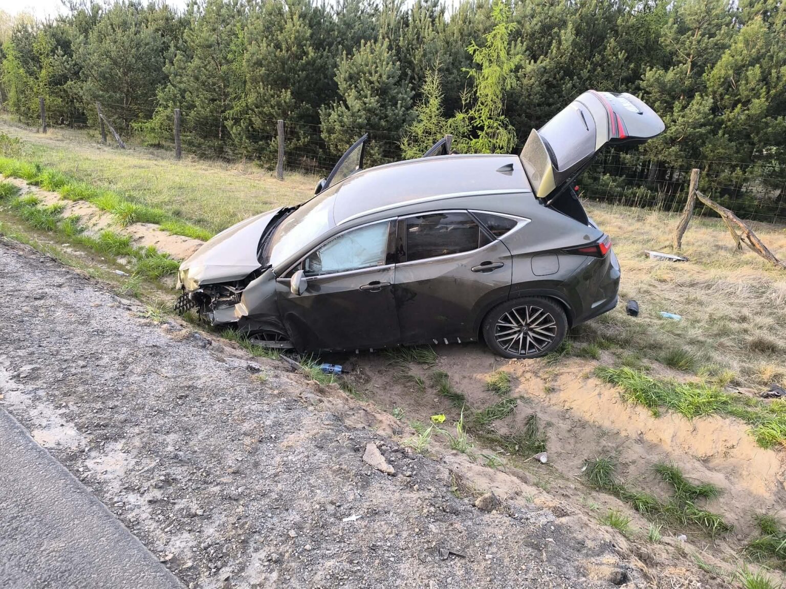 wypadek Sulech&oacute;w - Wypadek na DW278