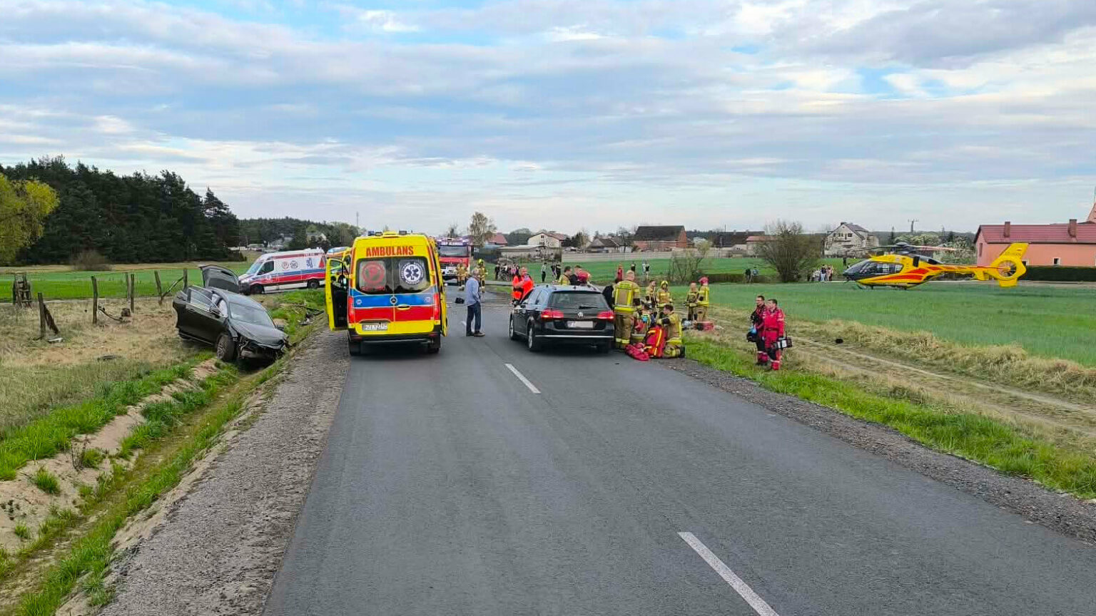 wypadek Sulech&oacute;w - Wypadek na DW278