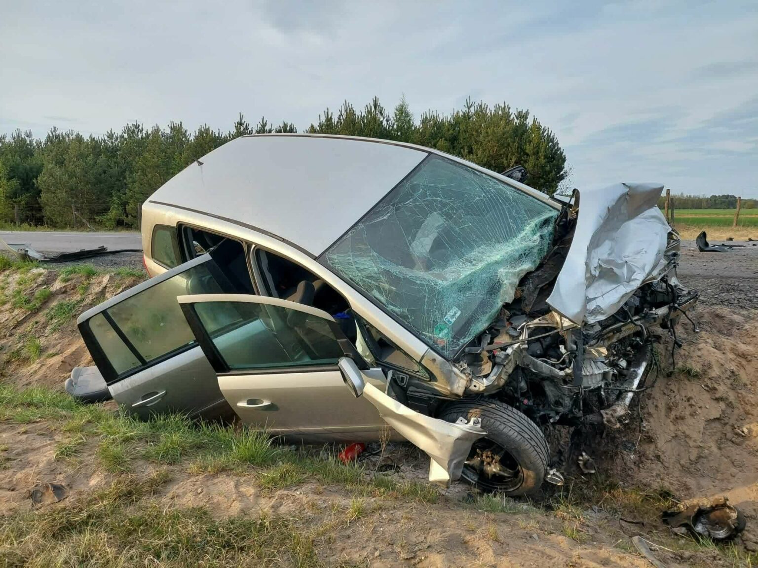 wypadek Sulech&oacute;w - Wypadek na DW278