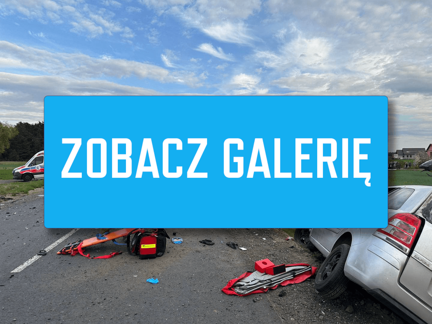 wypadek Sulechów - Wypadek na DW278