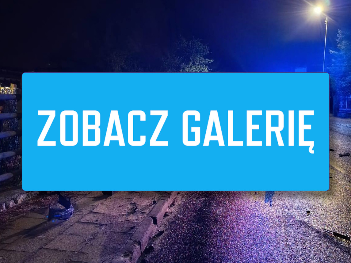 zielona góra wypadek - pijany kierowca Drzonków