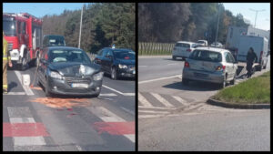 Wypadek Zielona Góra - Trasa Północna Zielona Góra