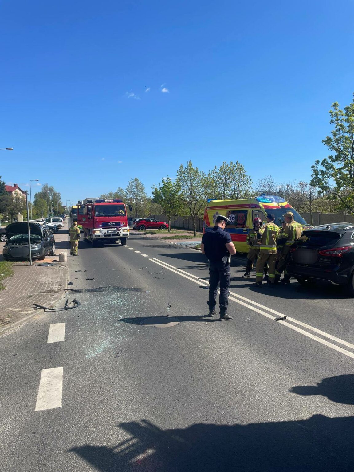 Wypadek Zielona G&oacute;ra - Dachowanie Zielona G&oacute;ra