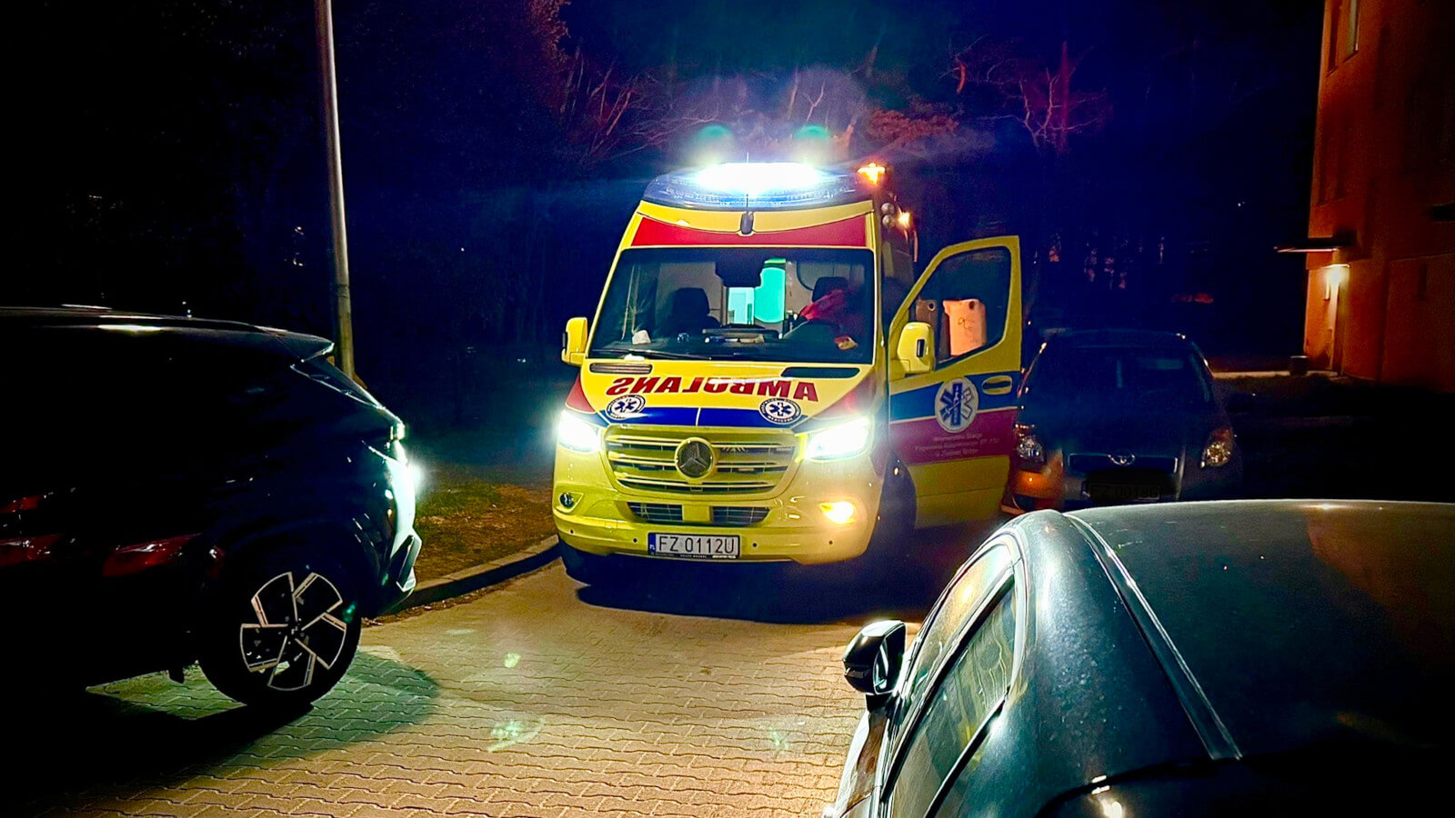 karetka nie mogła dojechać - pogotowie Zielona Góra