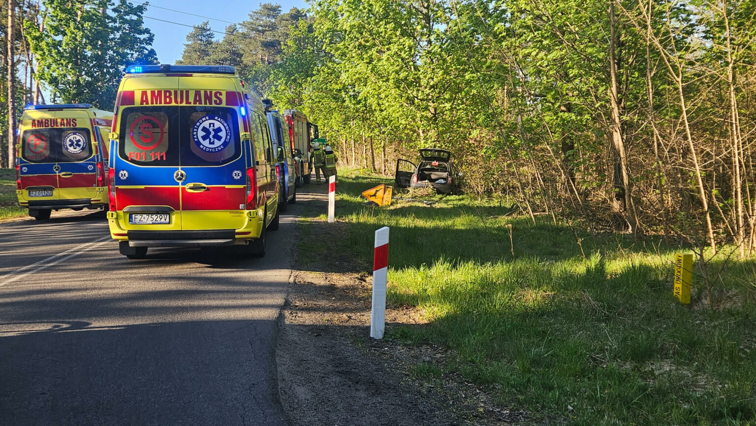 wypadek Zielona G&oacute;ra - wypadek Świdnica