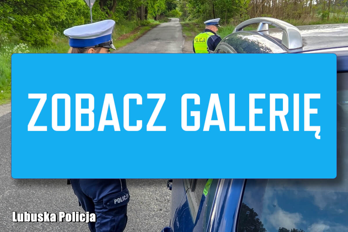 akcja policji Krosno Odrzańskie - policyjny dron