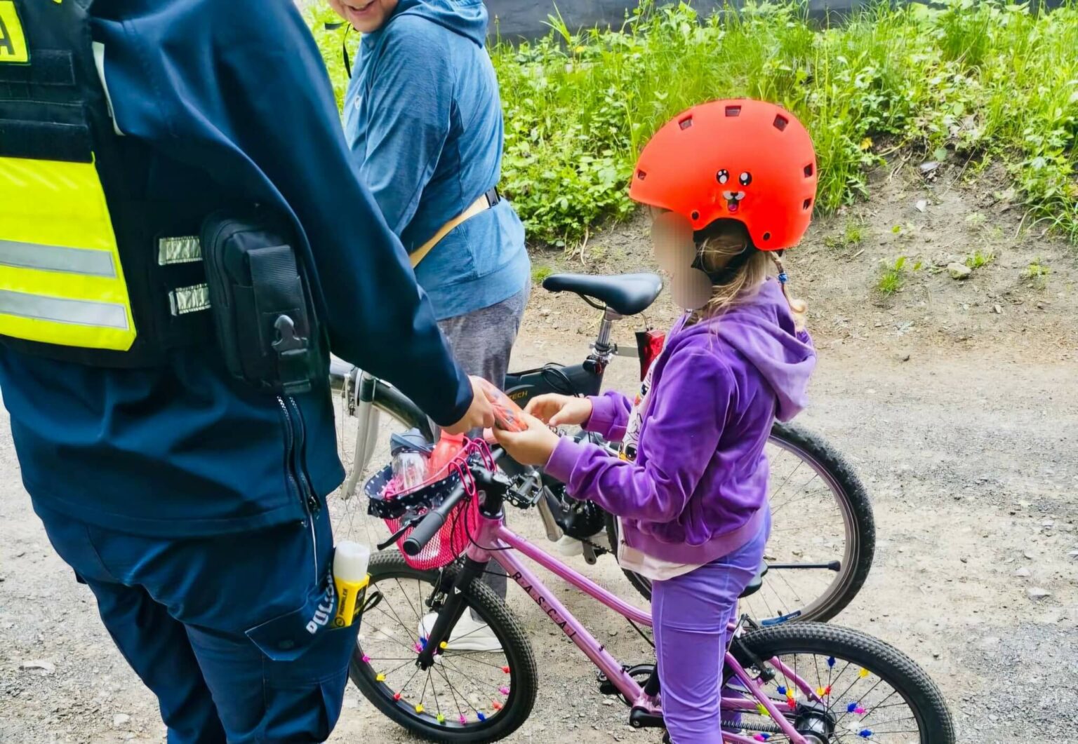 akcja policji Zielona G&oacute;ra - hulajnoga elektryczna mandat