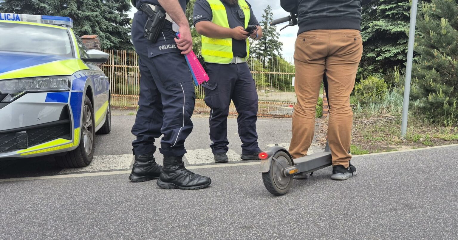 Akcja Jednoślad Zielona G&oacute;ra - pijani kierowcy Zielona G&oacute;ra