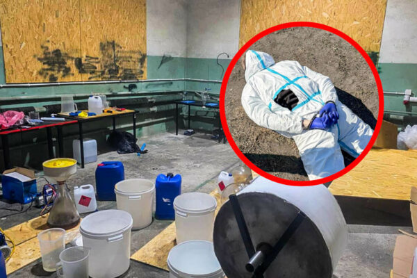 CBŚP Lubuskie - laboratorium narkotykowe