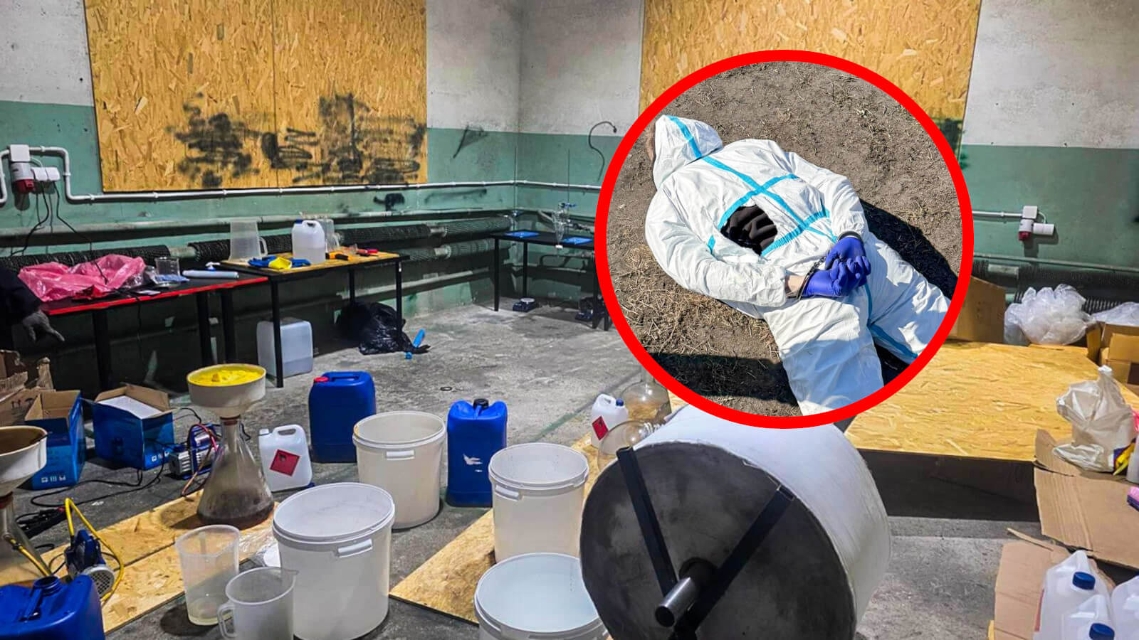 CBŚP Lubuskie - laboratorium narkotykowe