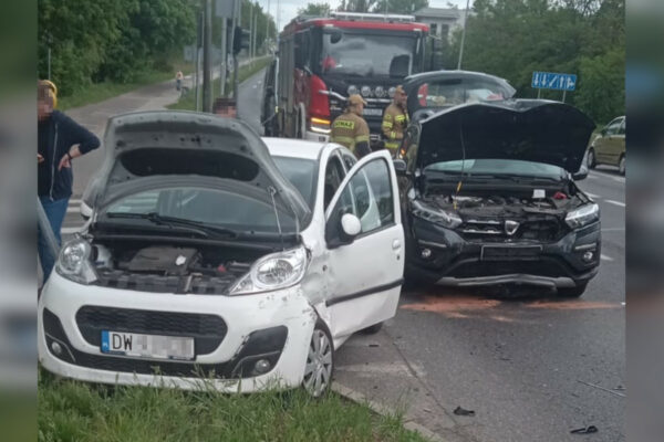 Kolizja Zielona Góra - Wypadek Zielona Góra