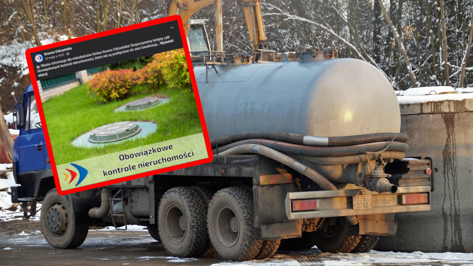kontrole szamb Krosno Odrzańskie - kara za brak umowy na szambo
