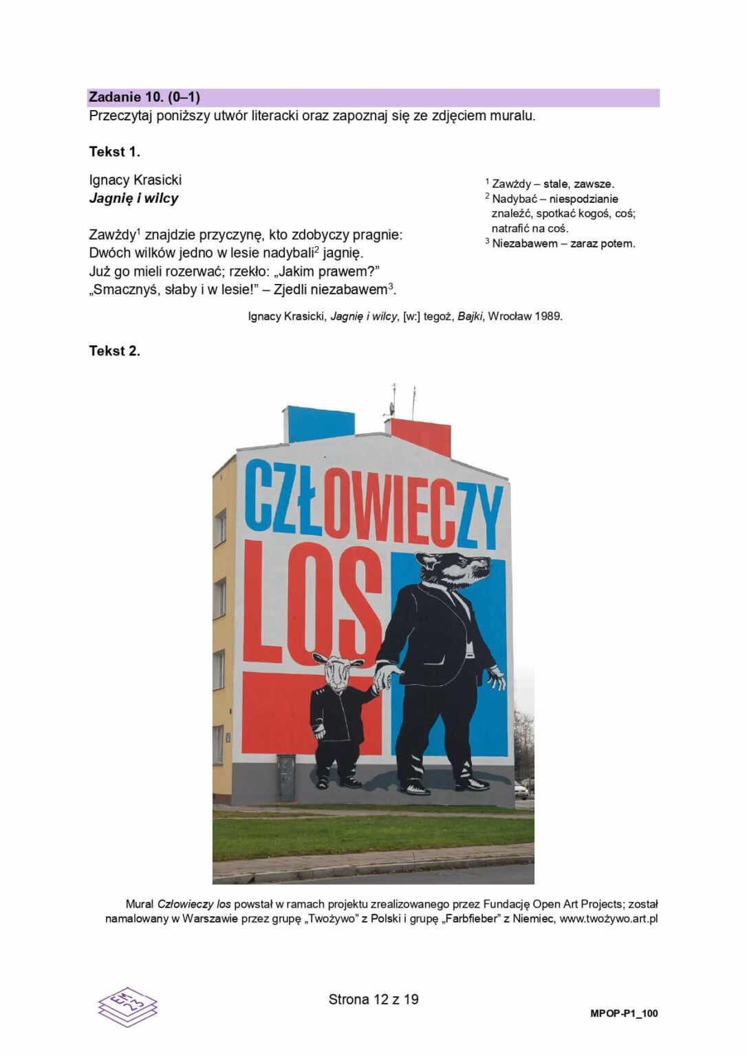 matura polski 2026 - matura arkusz